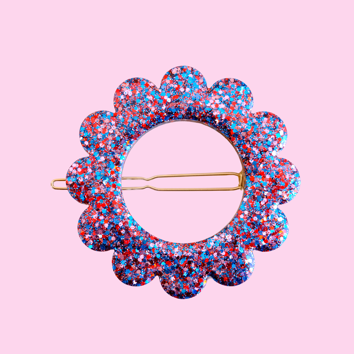 BARRETTE FLEUR SCINTILLANTE FRENCH CANCAN