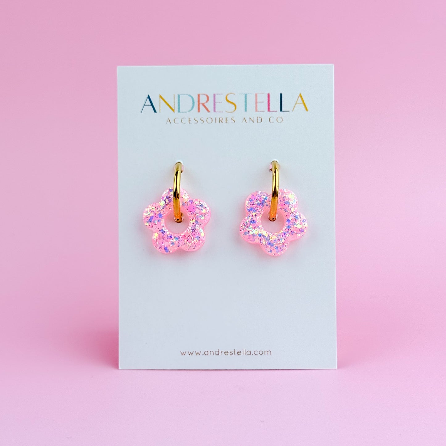 PAMPILLES FLEUR ROSE QUARTZ