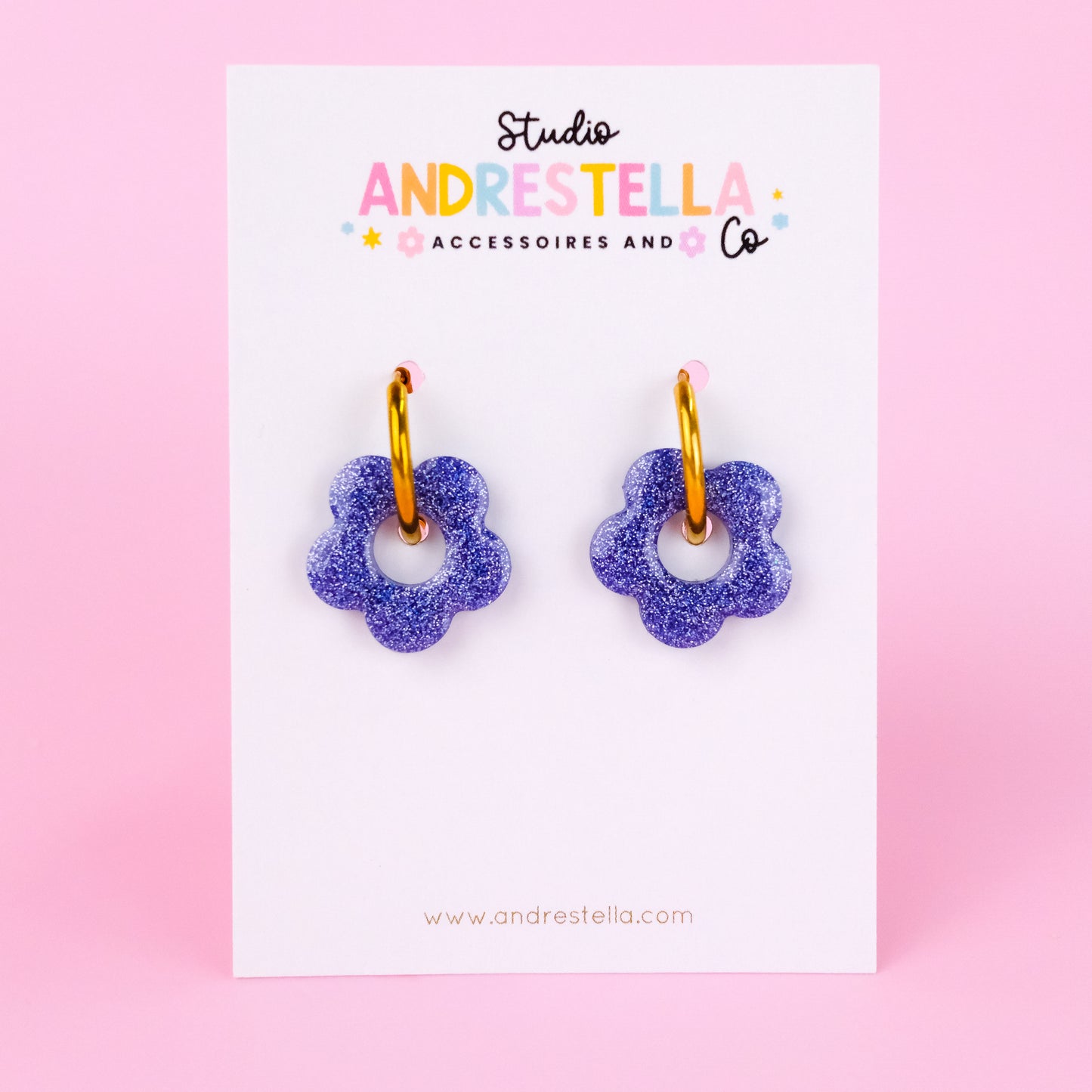 PAMPILLES BLEU NUIT PAILLETE