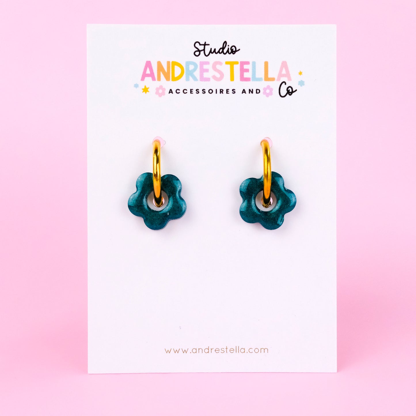 PAMPILLES MINI FLEUR VERT FORET