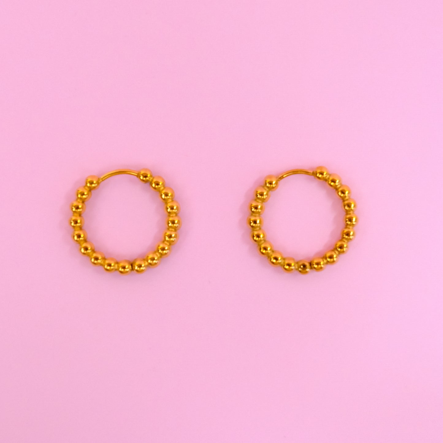 CREOLES EN ACIER INOXYDABLE BUBBLE