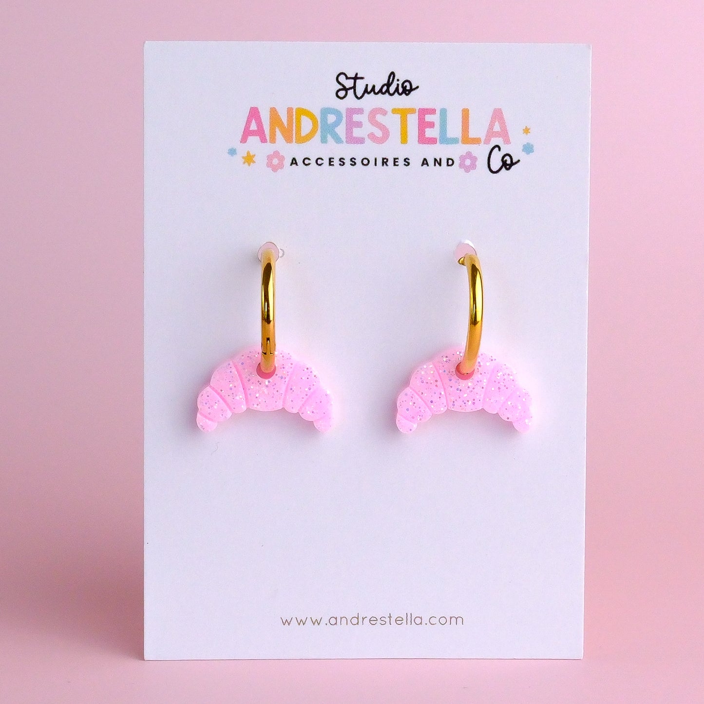 PAMPILLES CROISSANT ROSE