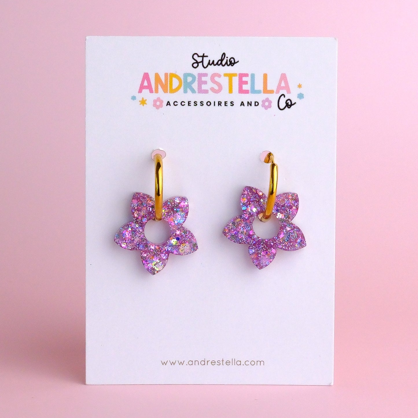 PAMPILLES FLEUR TIARE ROSE VIOLET