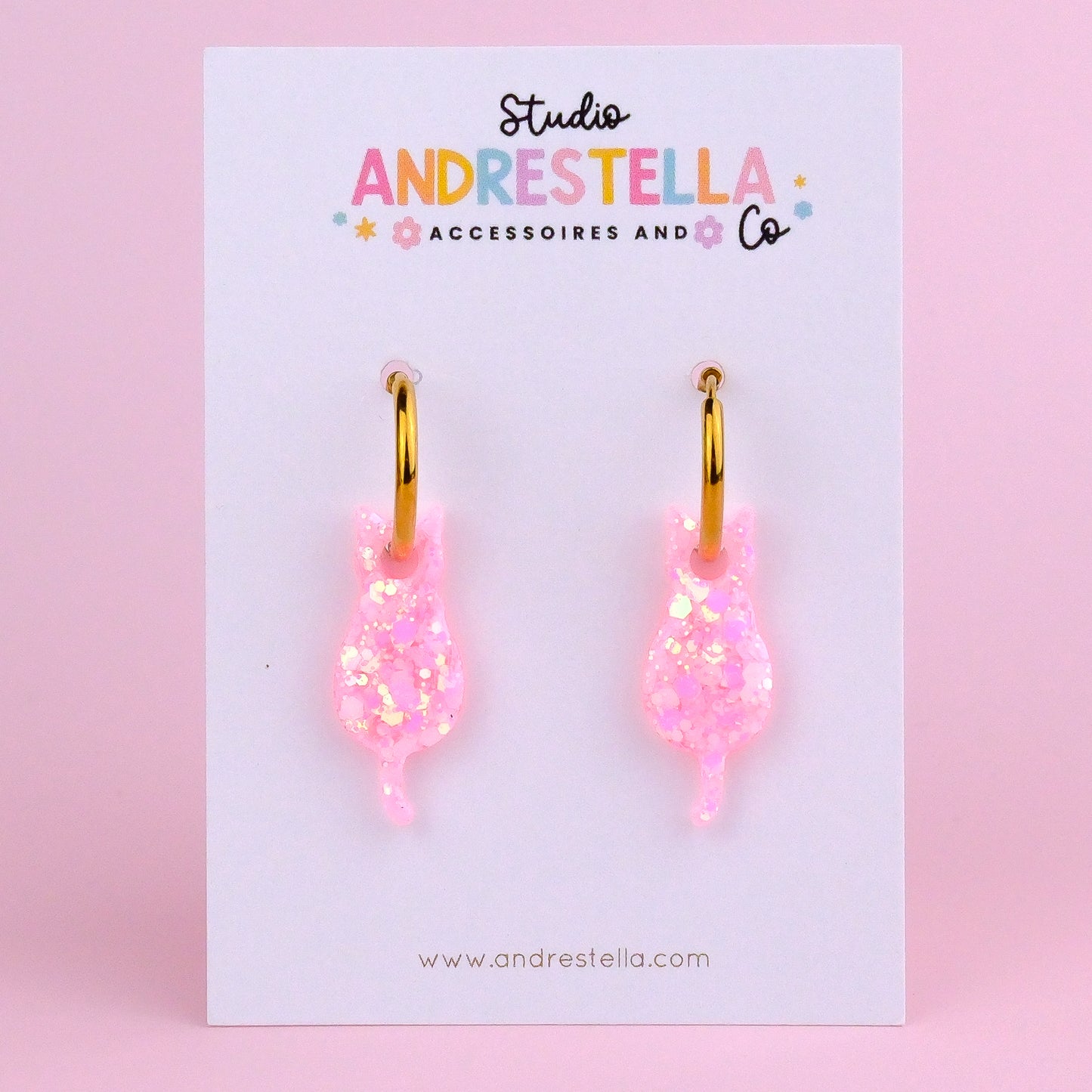 PAMPILLES CHAT ROSE HOLO