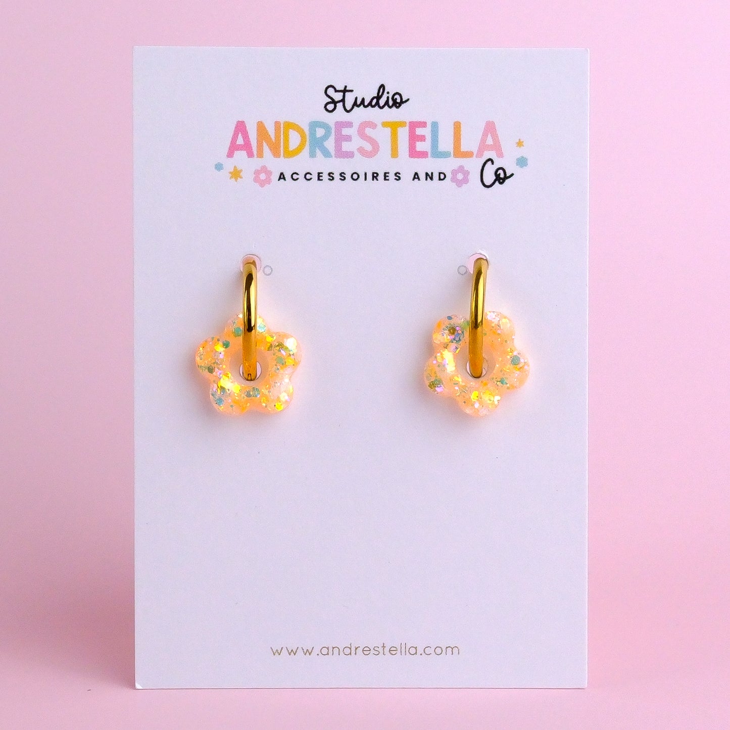 PAMPILLES MINI FLEUR ORANGE LIGHT