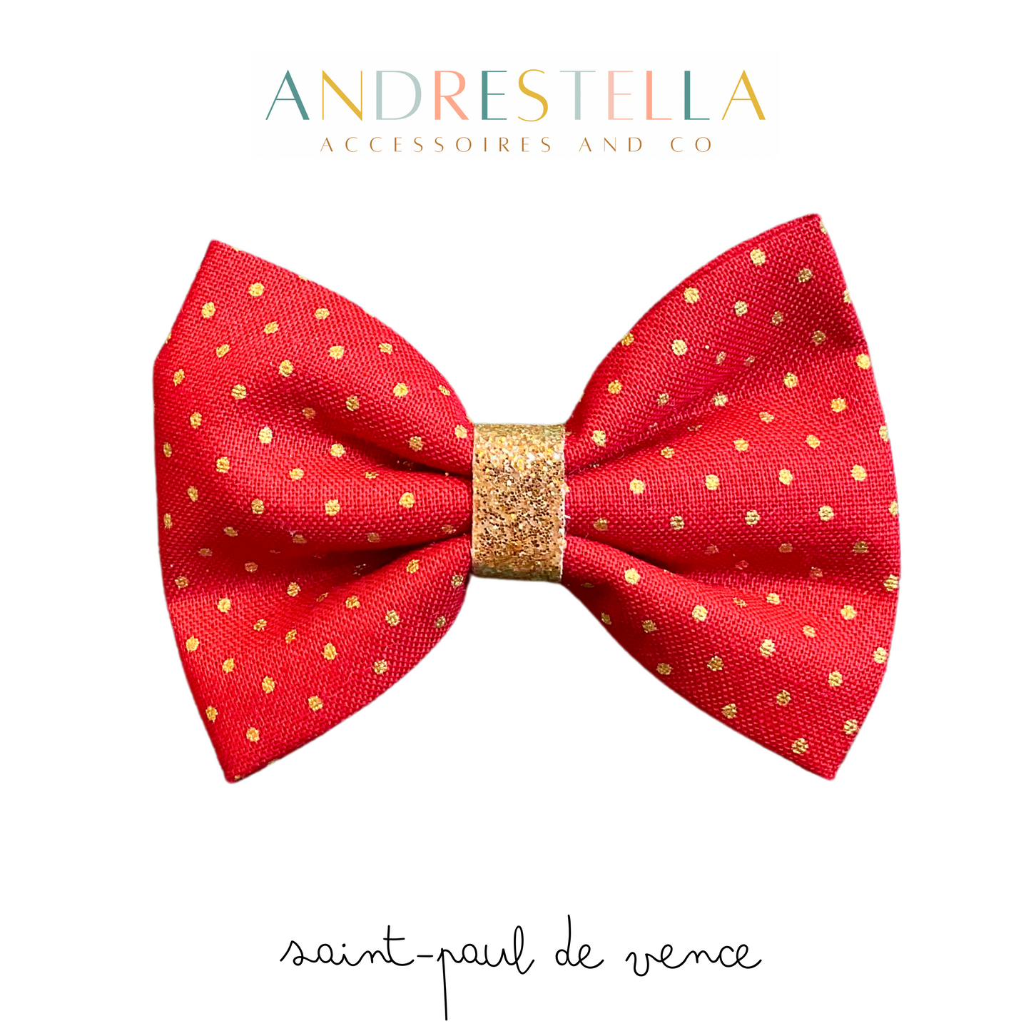 BARRETTE RED POIS