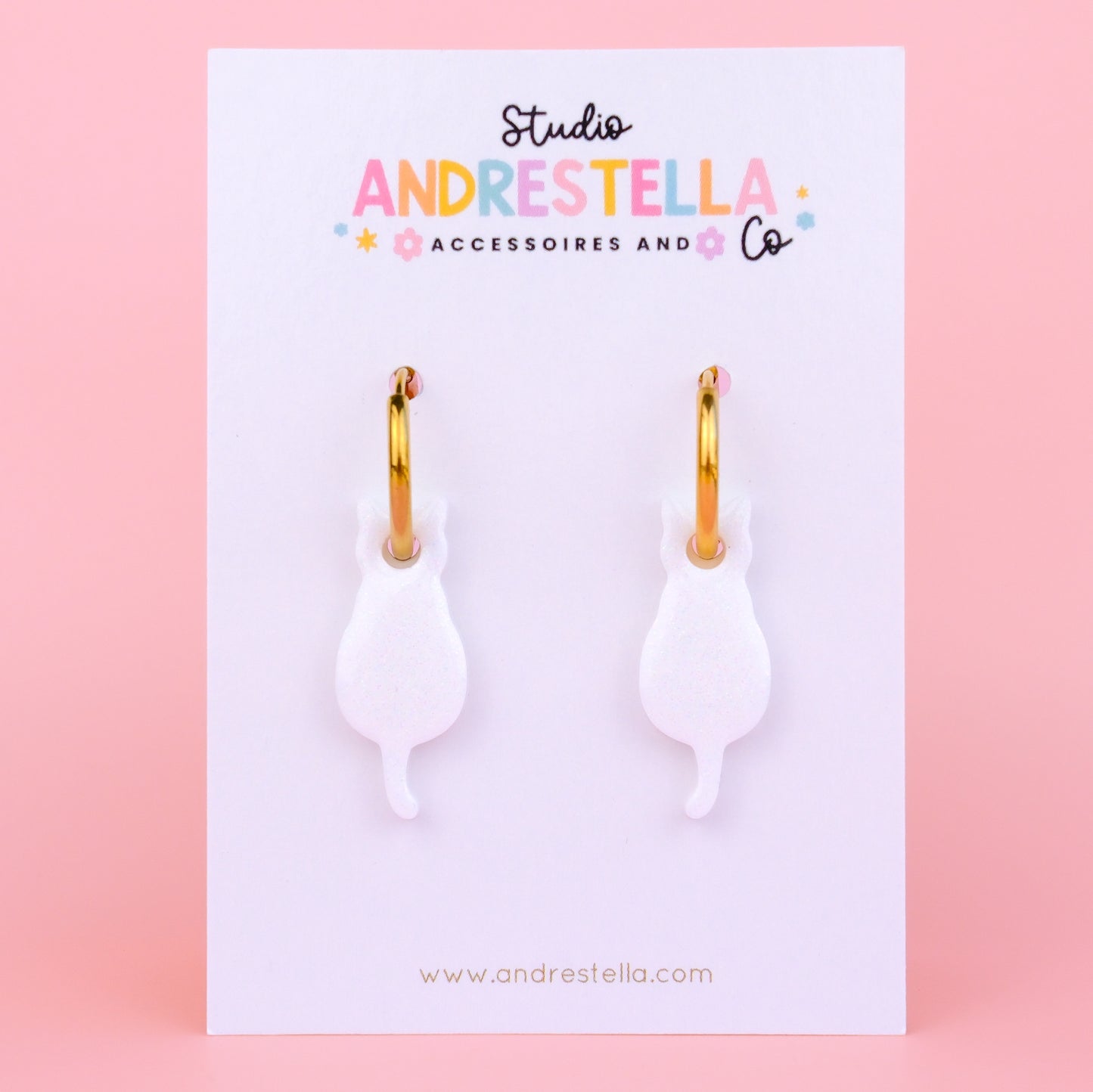 PAMPILLES CHAT BLANC