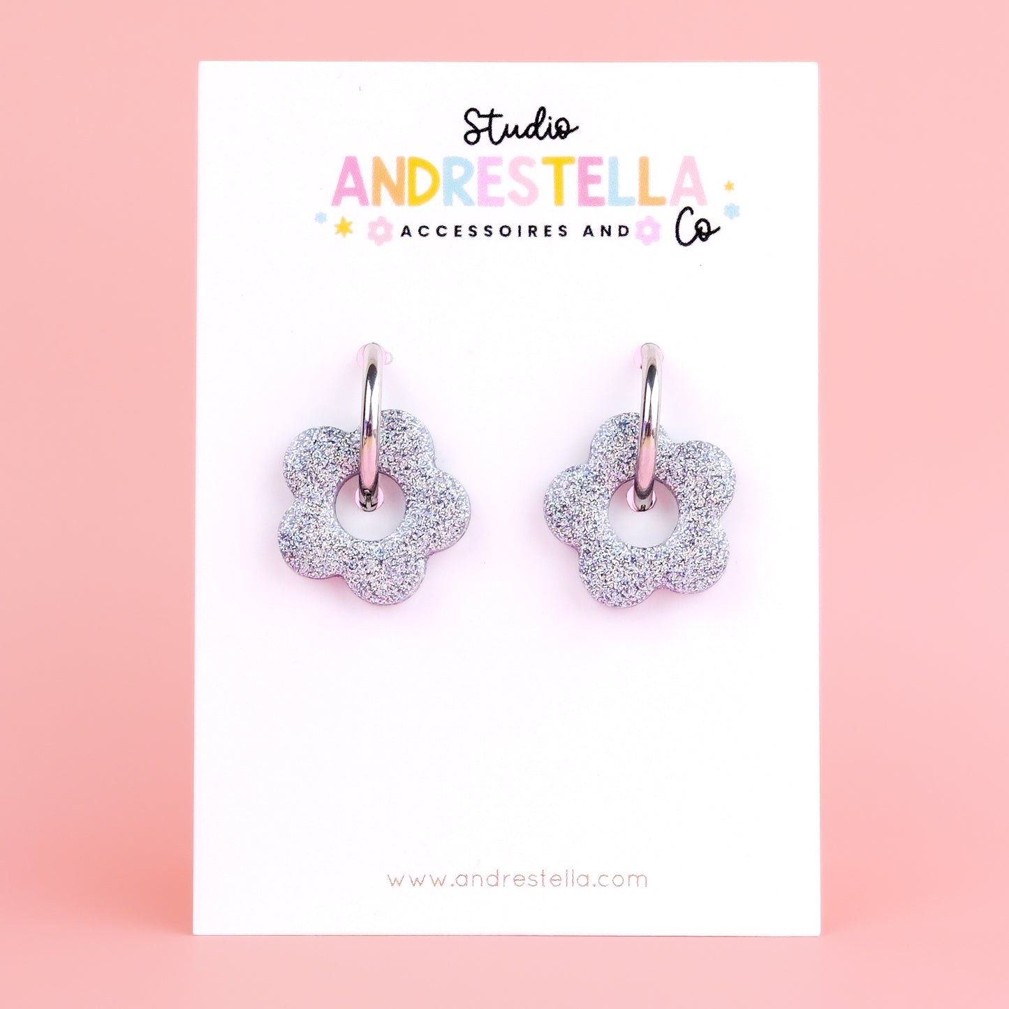 PAMPILLES FLEUR ARGENT