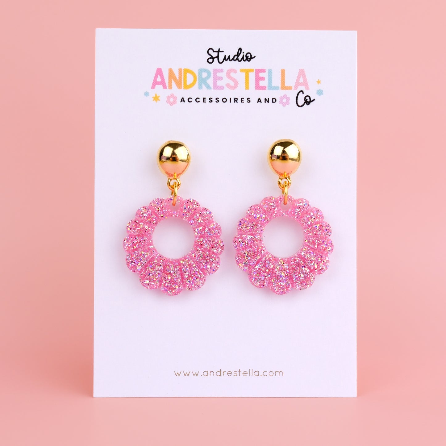 BOUCLES ROSALINE ROSE