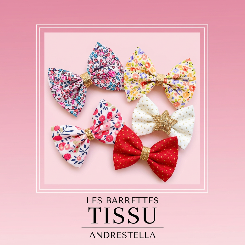 BARRETTES TISSU