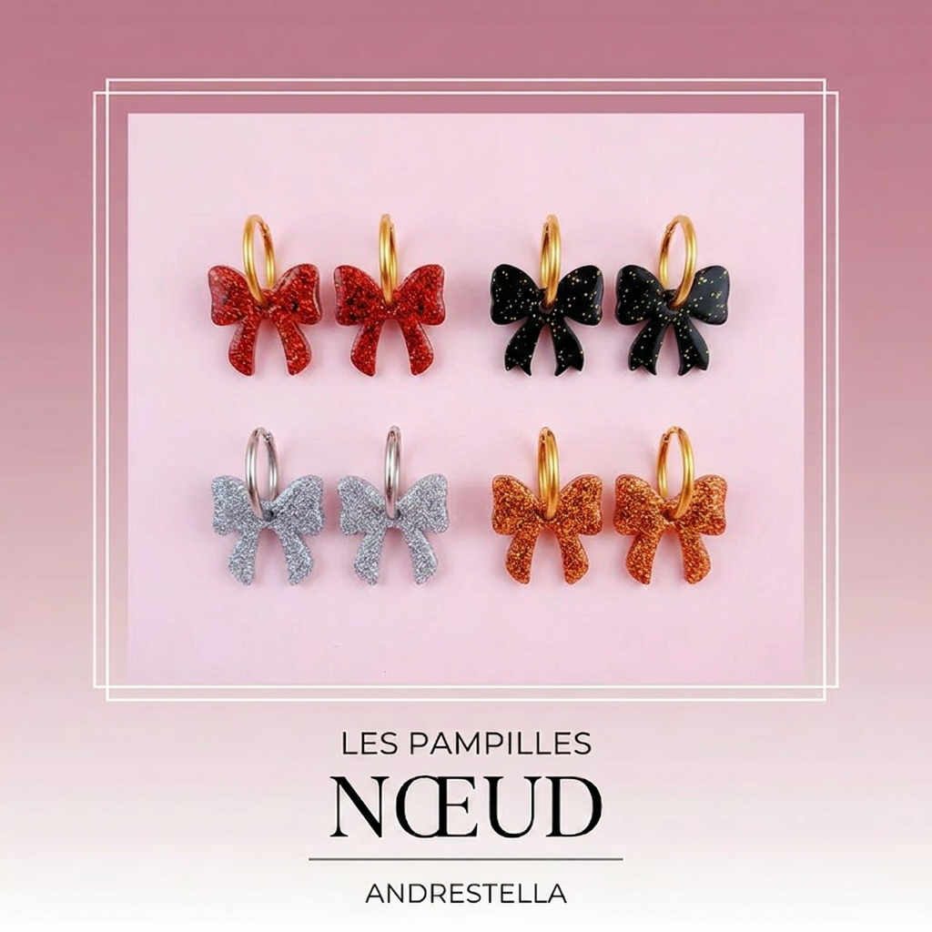 pampilles noeud fait main