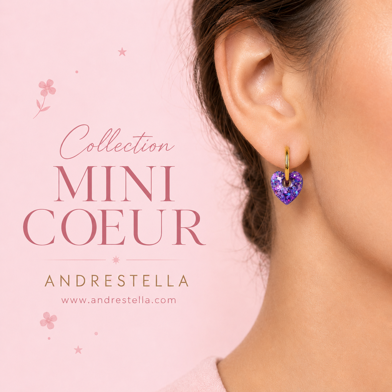 pampilles coeur fait main artisanales