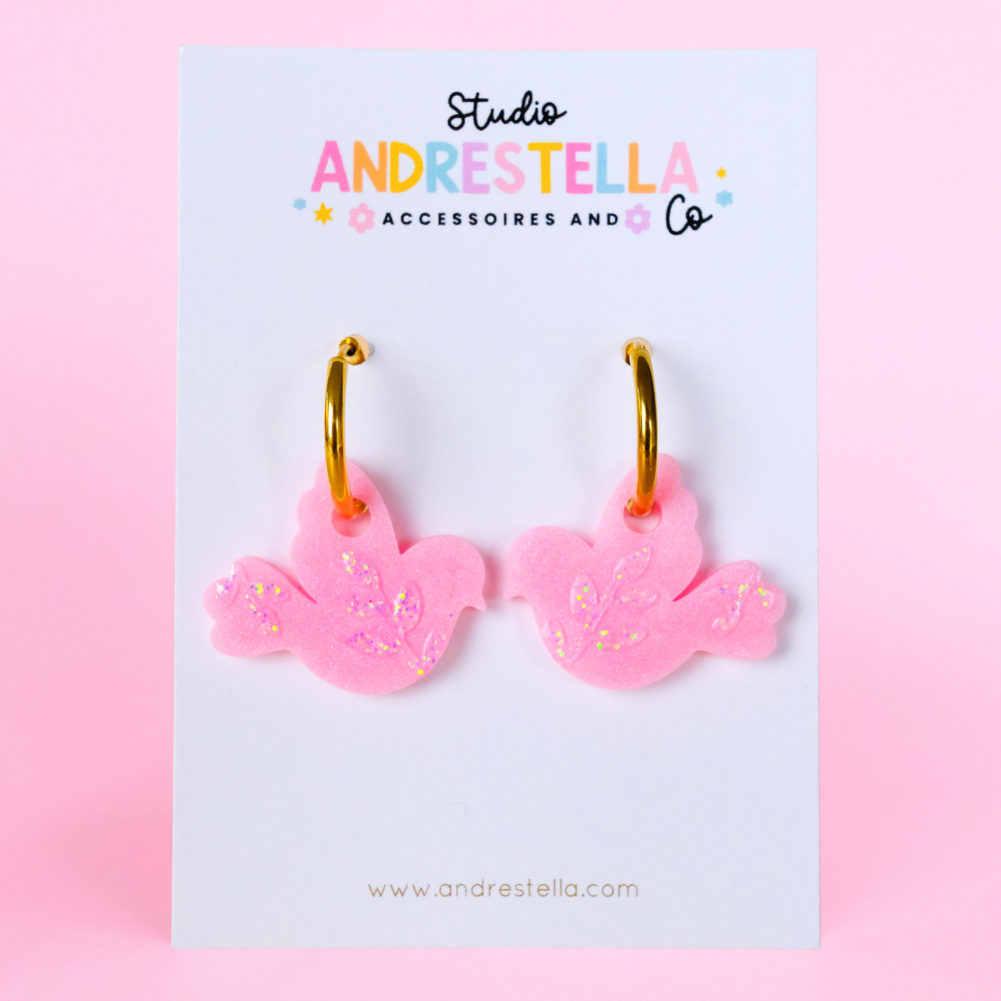 PAMPILLES COLOMBE ROSE