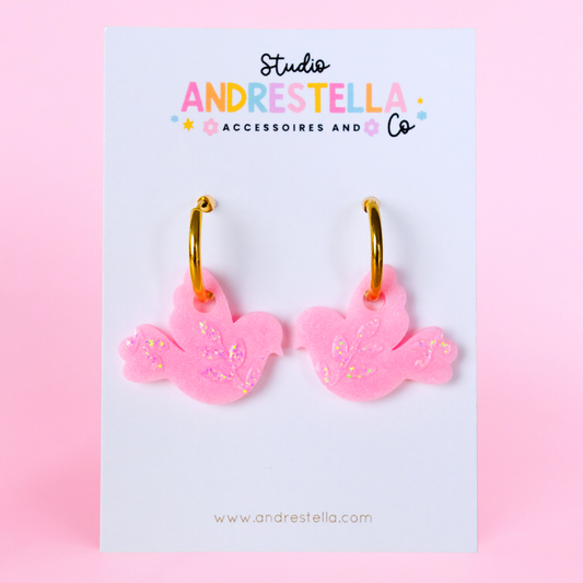 PAMPILLES COLOMBE ROSE