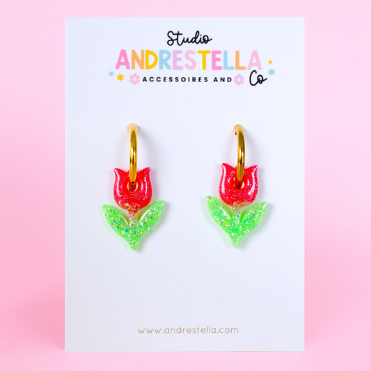 PAMPILLES TULIPE ROUGE