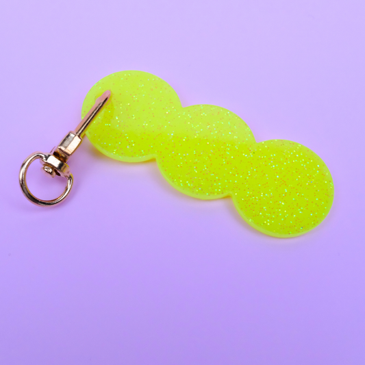 JETON CADDIE JAUNE FLUO