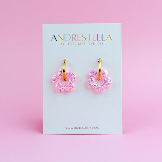 PAMPILLES FLEUR ROSE QUARTZ
