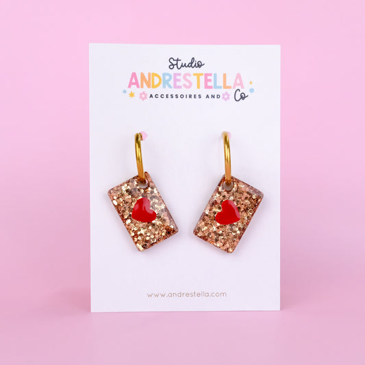 PAMPILLES LETTRE D'AMOUR OR