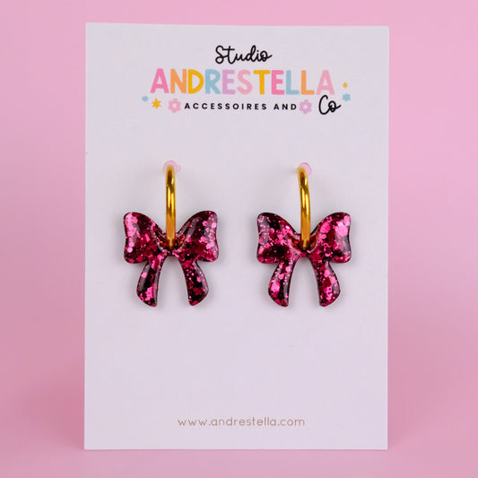 PAMPILLES NOEUD FUSCHIA