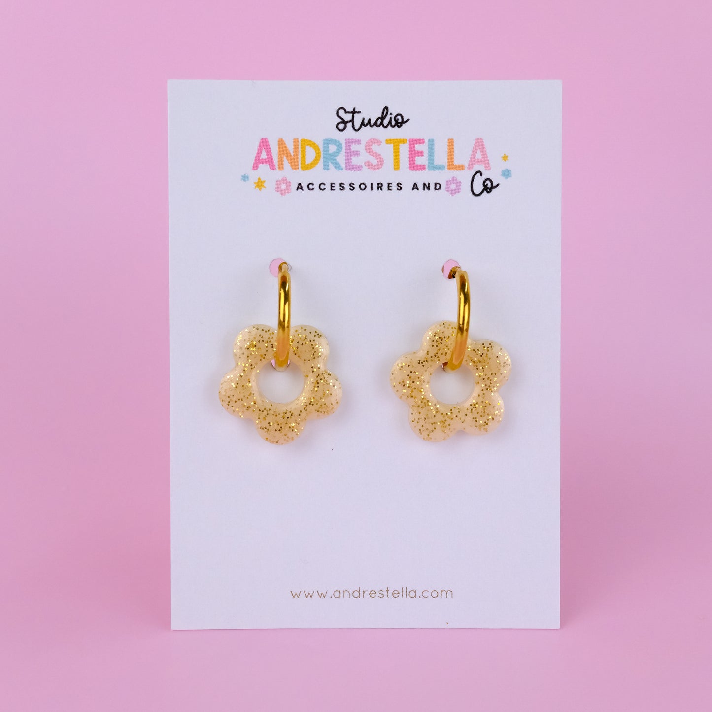 PAMPILLES FLEUR CHAMPAGNE PAILLETTE
