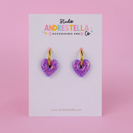 PAMPILLES CŒUR VIOLET