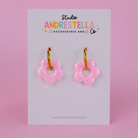 PAMPILLES FLEUR ROSE PASTEL