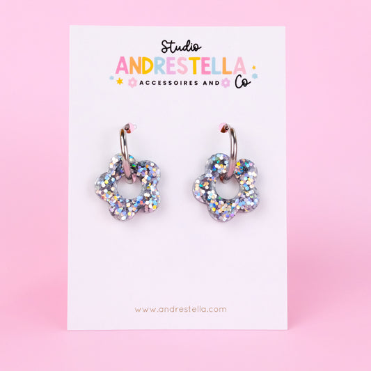 PAMPILLES FLEUR ARGENT