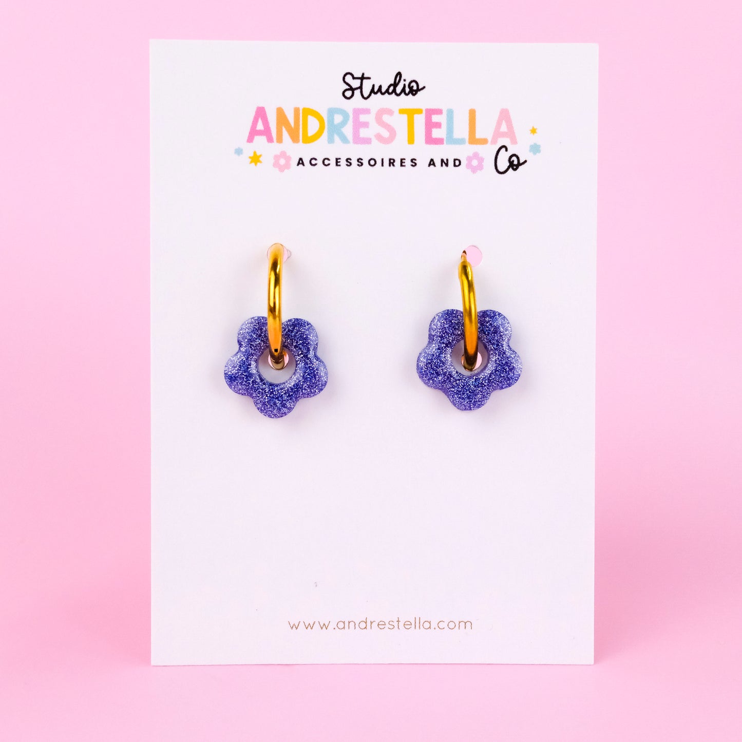 PAMPILLES MINI FLEUR BLEU NUIT