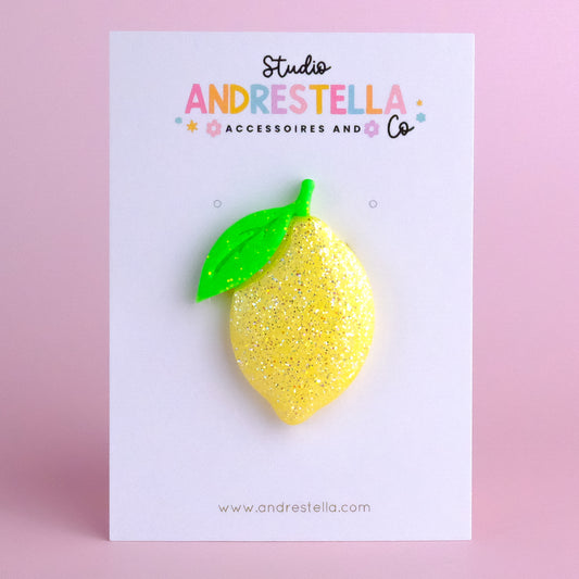 BROCHE CITRON