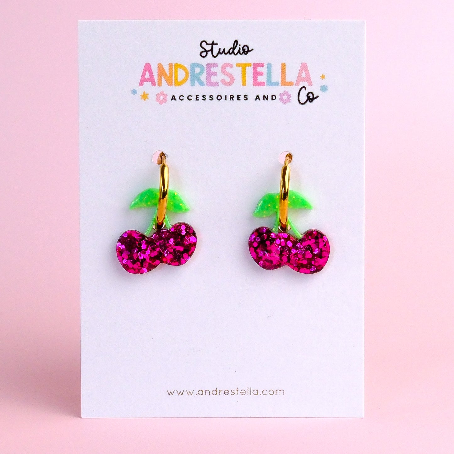 PAMPILLES CERISES ROSE FUCHSIA