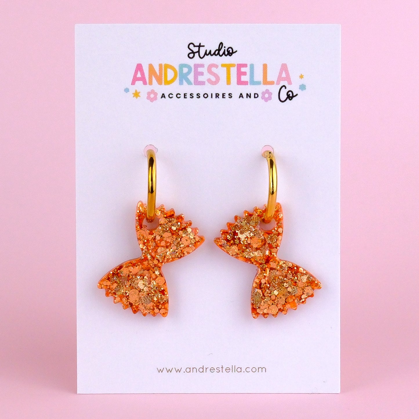 PAMPILLES FARFALLE CUIVRE ORANGE