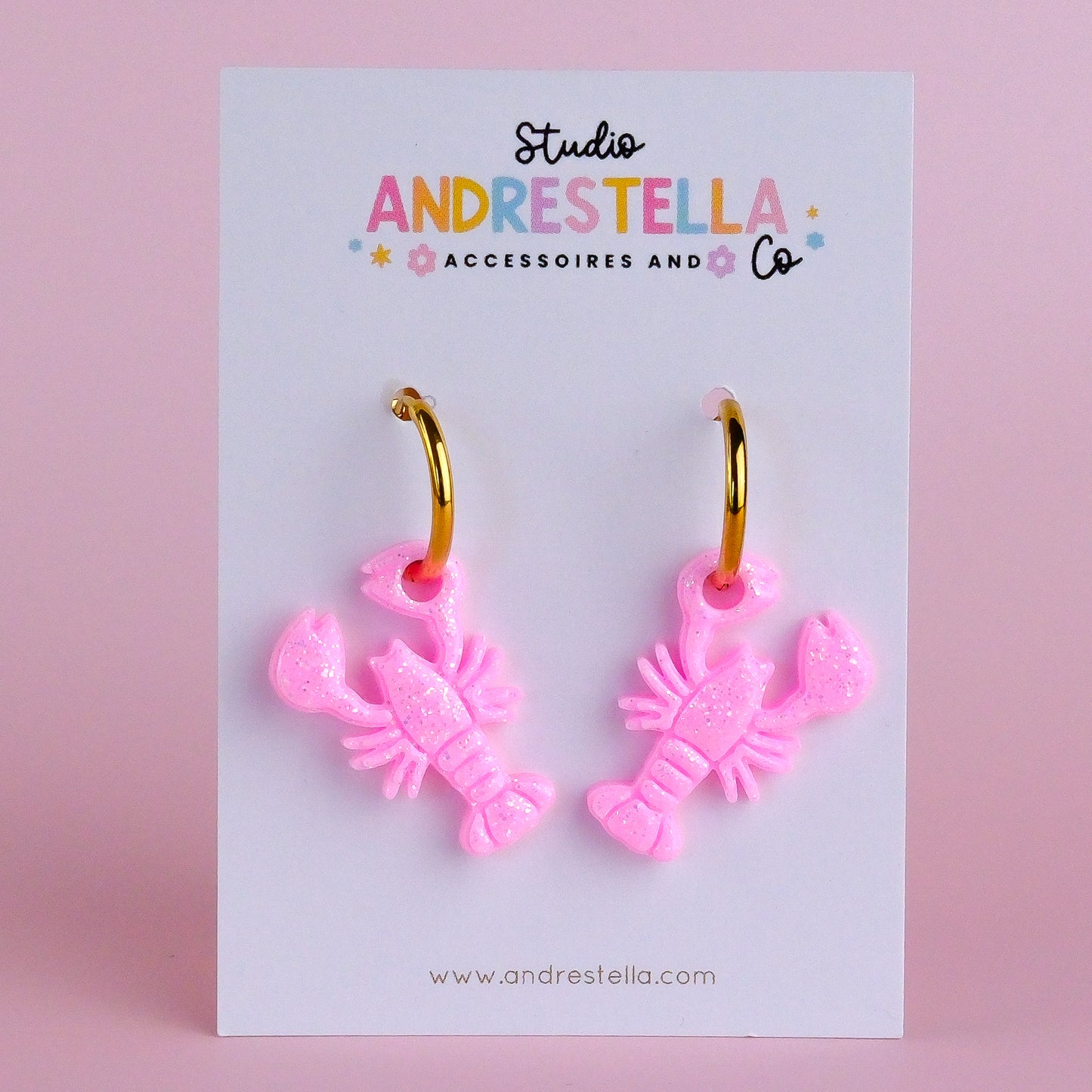 PAMPILLES HOMARD ROSE PASTEL