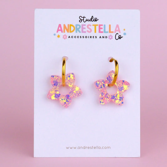PAMPILLES FLEUR TIARE ROSE DIAMANT