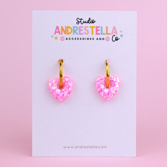 PAMPILLES CŒUR CANDY ROSE