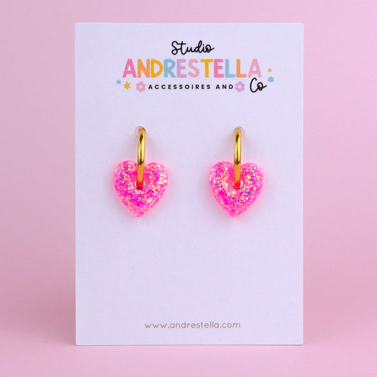 PAMPILLES CŒUR ROSE PEPS