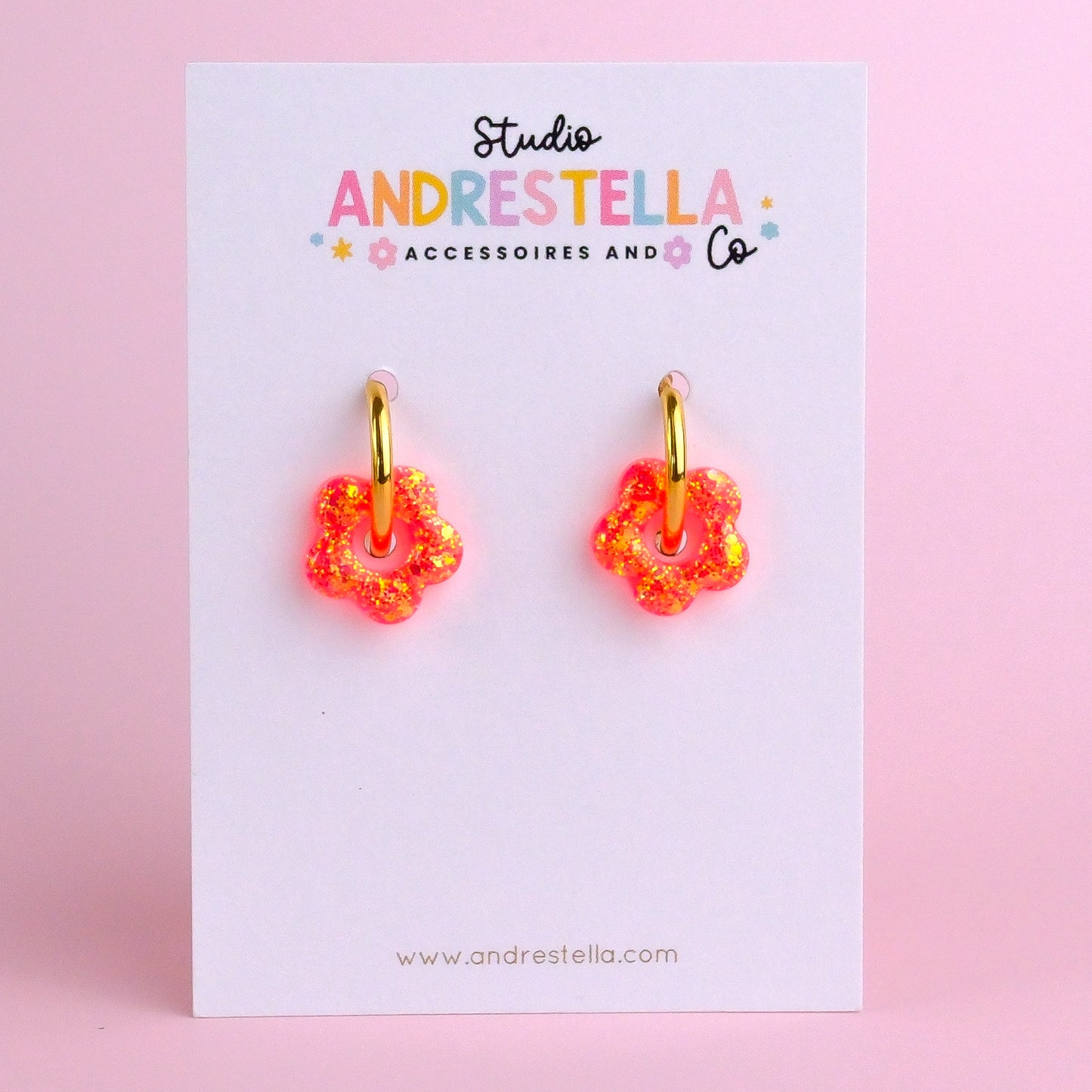 PAMPILLES MINI FLEUR CORAIL POP