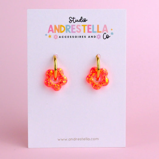 PAMPILLES MINI FLEUR CORAIL POP