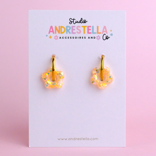 PAMPILLES MINI FLEUR ORANGE LIGHT