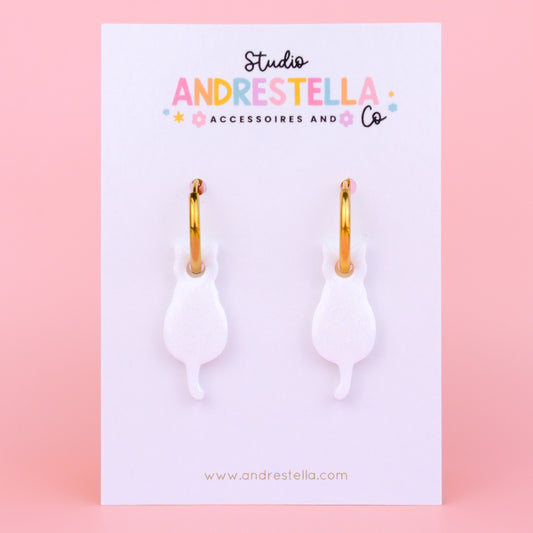 PAMPILLES CHAT BLANC