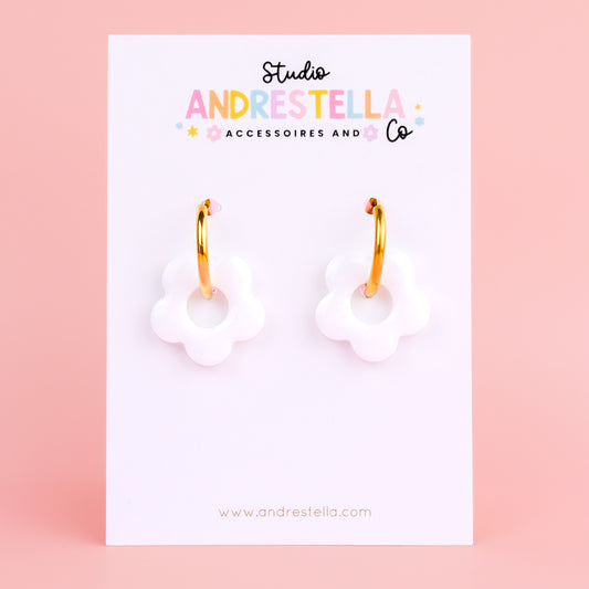 PAMPILLES FLEUR BLANC