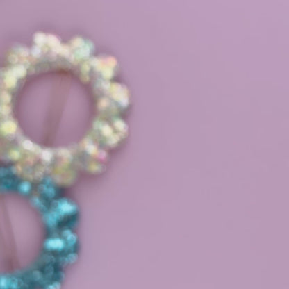 BARRETTE FLEUR SCINTILLANTE CRYSTAL
